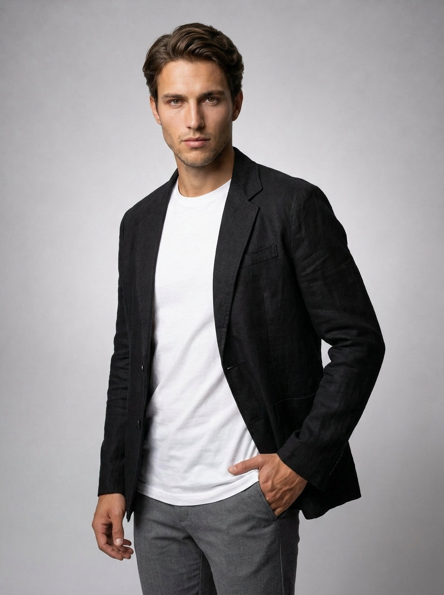 Men's Notch Lapel Blazer
