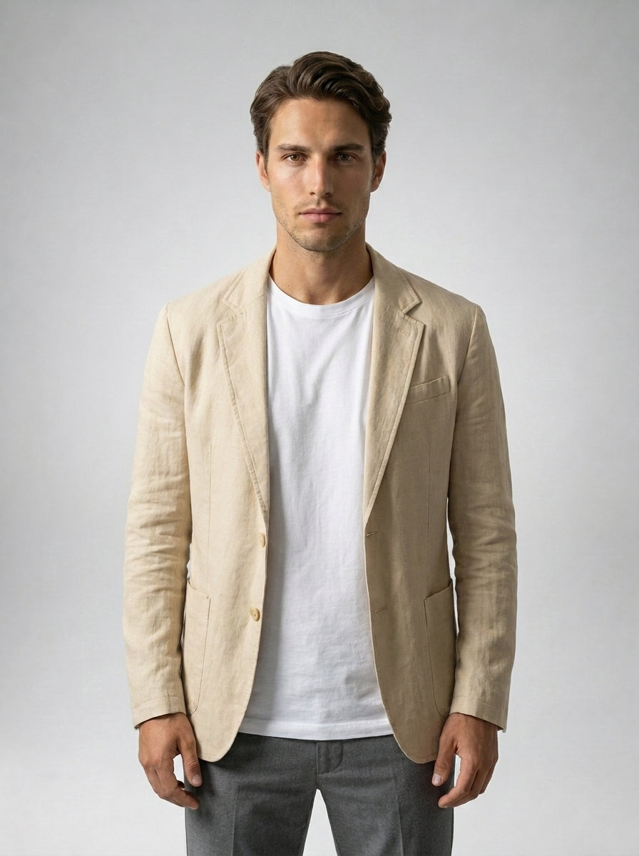 Men's Notch Lapel Blazer