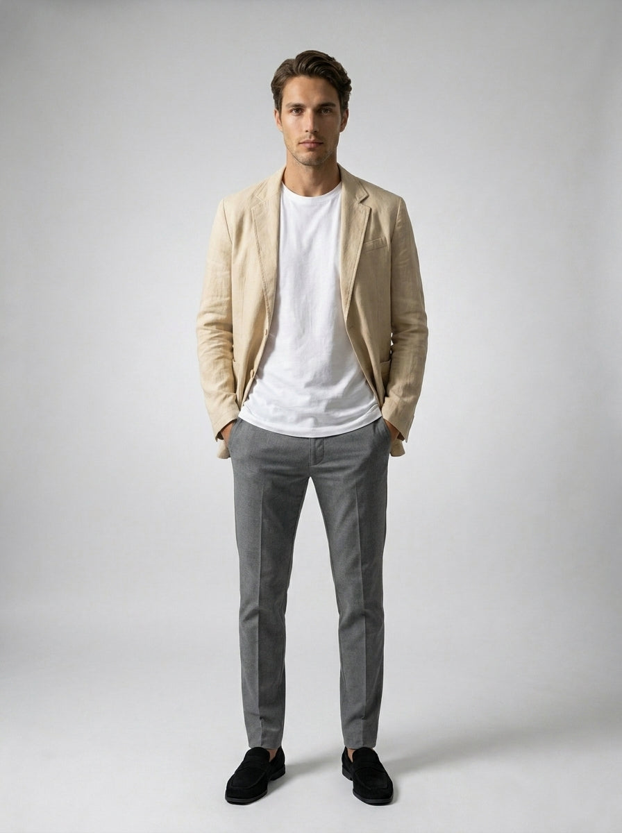 Men's Notch Lapel Blazer