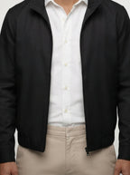 Men's Autumn Bomber Jacket with Zip Front