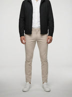 Men's Autumn Bomber Jacket with Zip Front