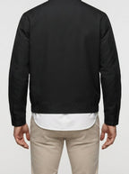 Men's Autumn Bomber Jacket with Zip Front