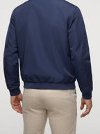 Men's Autumn Bomber Jacket with Zip Front