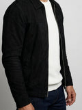 Men's Autumn Brushed Collared Full Zip Jacket
