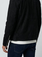 Men's Autumn Brushed Collared Full Zip Jacket