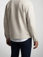 Men's Autumn Brushed Snap Front Overshirt