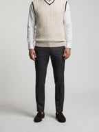 Men's Autumn Cable Knit Sleeveless Jumper Vest