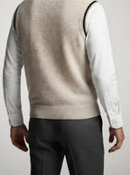 Men's Autumn Cable Knit Sleeveless Jumper Vest