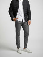 Men's Autumn Channel Quilted Zip-Up Jacket