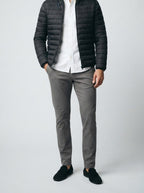 Men's Autumn Channel Quilted Zip-Up Puffer Jacket