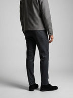 Men's Autumn Check Full Zip Jacket with Spread Collar