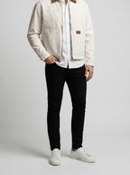 Men's Autumn Corduroy Collar Cotton Canvas Jacket