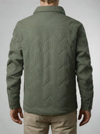 Men's Autumn Corduroy Trucker Jacket with Borg Lining