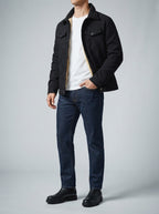 Men's Autumn Corduroy Trucker Jacket with Borg Lining