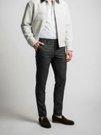 Men's Autumn Cotton Jacket with Contrast Collar