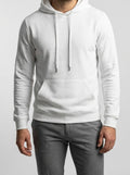 Men's Autumn Cotton Pullover Hoodie with Drawstring Hood