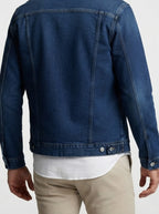 Men's Autumn Denim Jacket with Button Front