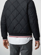 Men's Autumn Diamond Quilted Bomber Jacket