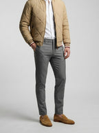 Men's Autumn Diamond Quilted Bomber Jacket