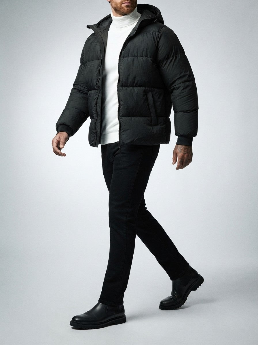 Men's Autumn Essential Hooded Puffer Jacket