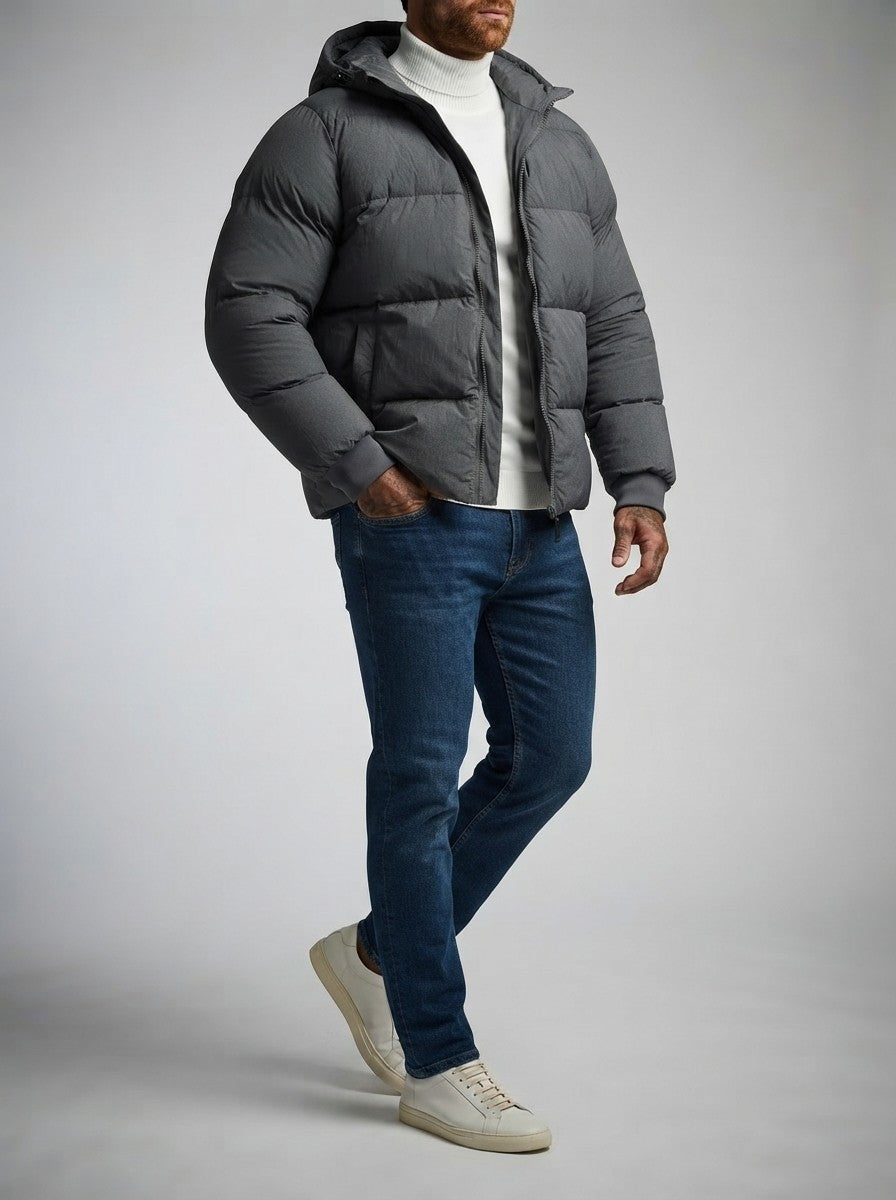 Men's Autumn Essential Hooded Puffer Jacket