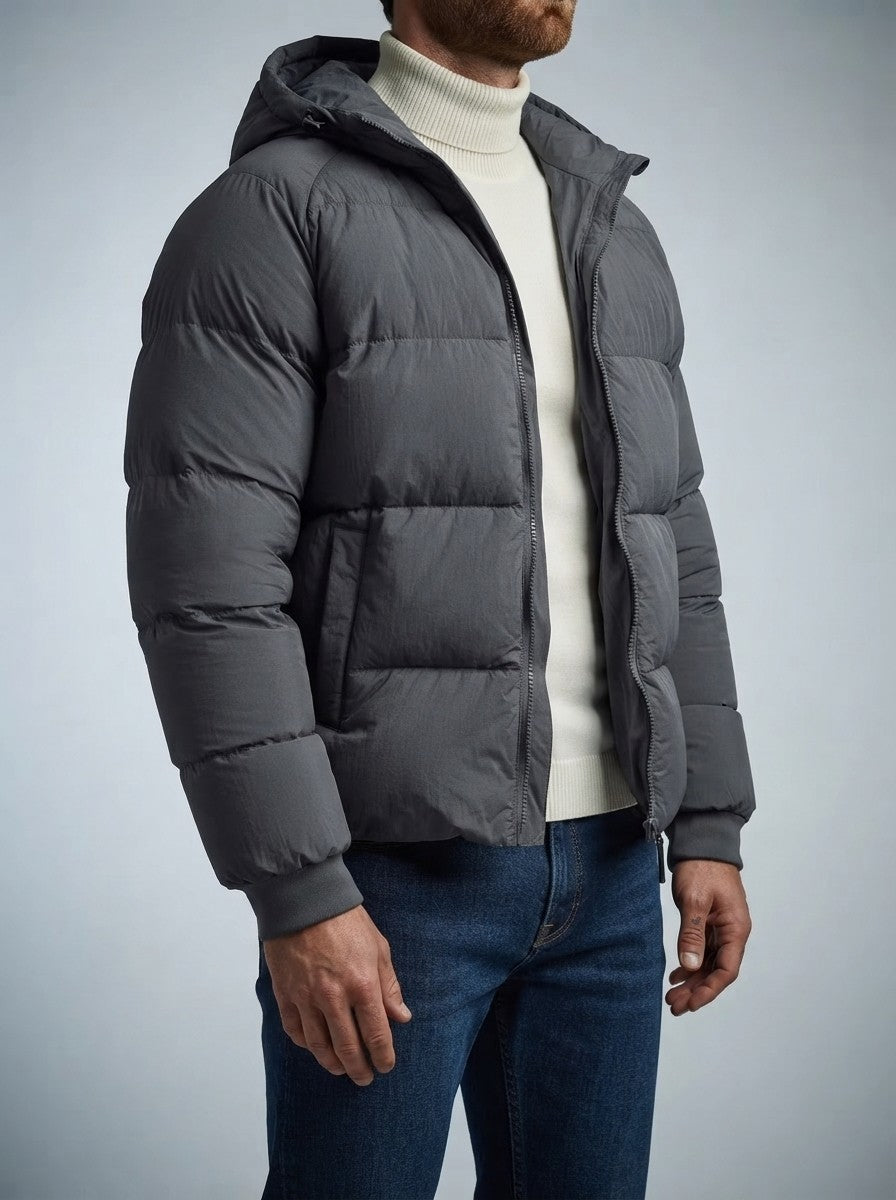 Men's Autumn Essential Hooded Puffer Jacket
