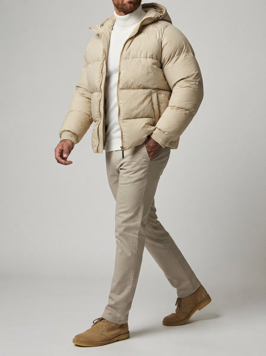 Men's Autumn Essential Hooded Puffer Jacket