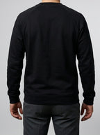 Men's Autumn Fleece Half Zip Sweatshirt with Funnel Neck