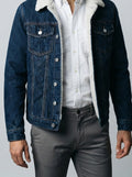 Men's Autumn Fleece Lined Denim Jacket