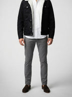 Men's Autumn Fleece Lined Denim Jacket