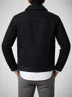 Men's Autumn Fleece Lined Denim Jacket
