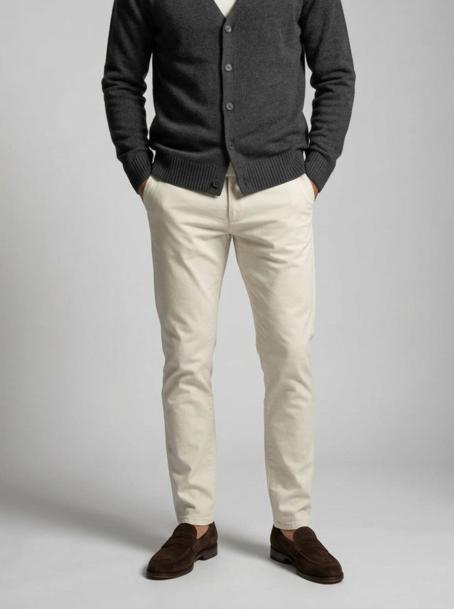 Men's Autumn Knit V-Neck Button Front Cardigan