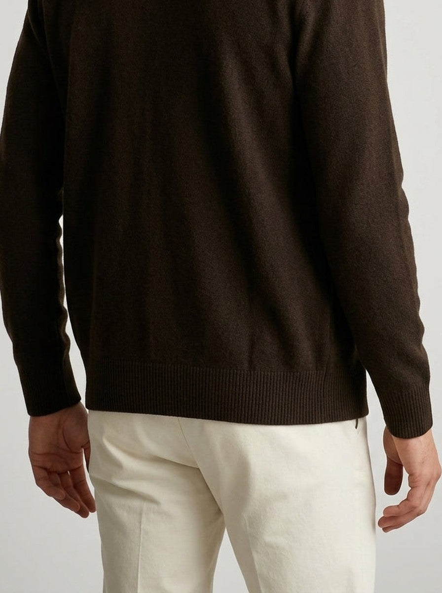 Men's Autumn Knit V-Neck Button Front Cardigan