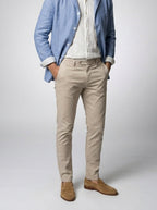Men's Autumn Linen Overshirt with Notch Lapels