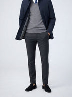 Men's Autumn Padded Jacket with Point Collar