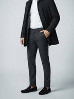 Men's Autumn Padded Jacket with Point Collar