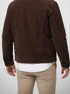 Men's Autumn Pile Collar Corduroy Trucker Jacket