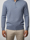Men's Autumn Quarter Zip Knit Jumper