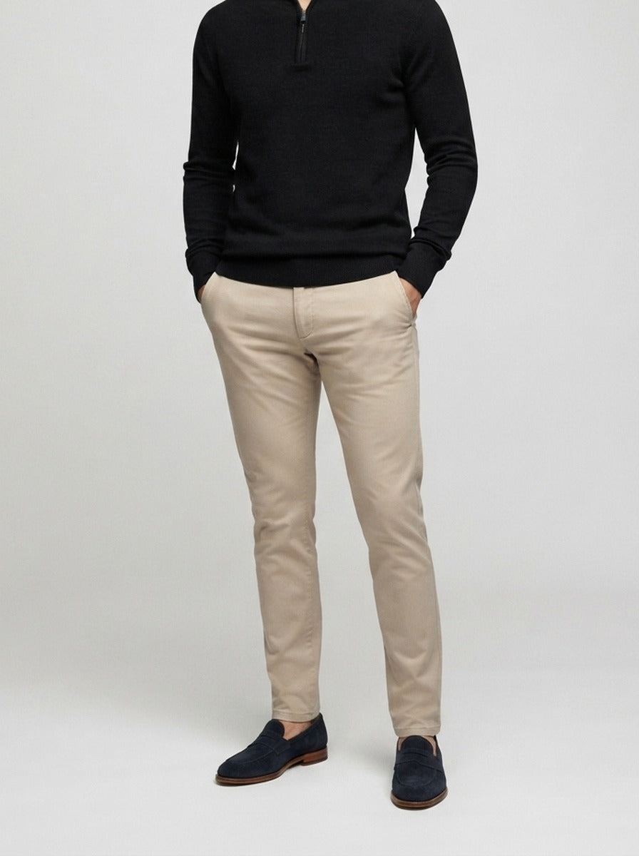 Men's Autumn Quarter Zip Knit Jumper