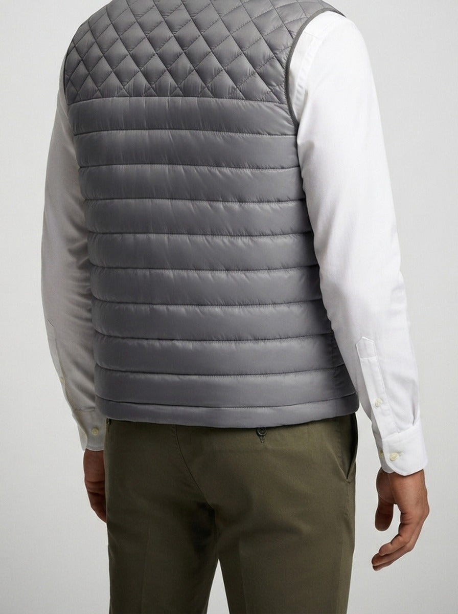 Men's Autumn Quilted Stand Collar Padded Gilet
