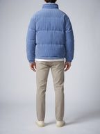 Men's Autumn Reversible Corduroy Puffer Jacket with Borg Lining