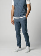 Men's Autumn Reversible Gilet and Slim Trousers Two-Piece Set