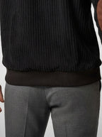 Men's Autumn Ribbed Knit Half Zip Jumper