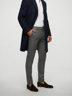 Men's Autumn Single Breasted Notch Lapel Overcoat
