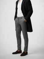 Men's Autumn Single Breasted Notch Lapel Overcoat