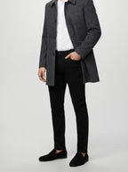 Men's Autumn Single Breasted Point Collar Coat