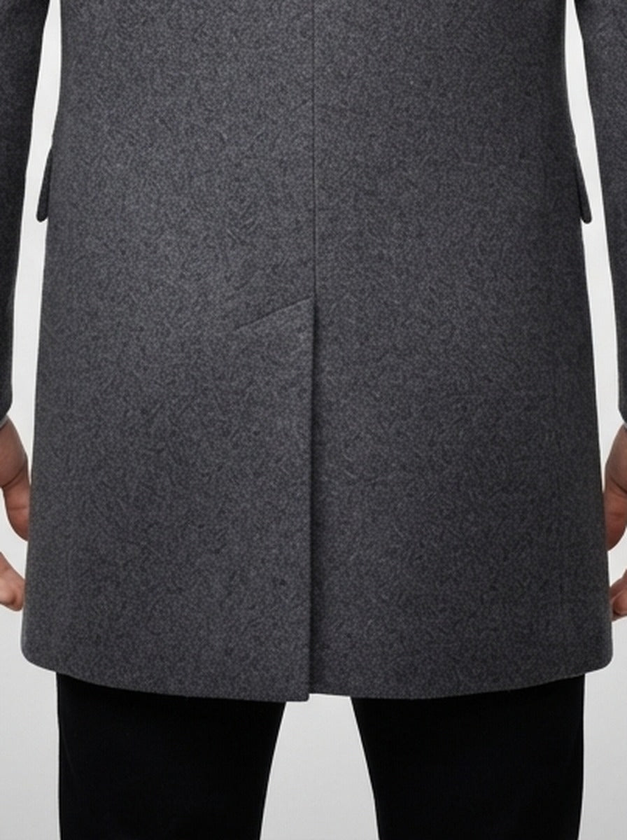 Men's Autumn Single Breasted Point Collar Coat