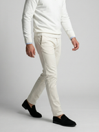 Men's Autumn Slim Fit Half Zip Jumper with Mock Neck