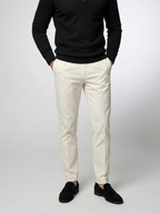 Men's Autumn Slim Fit Half Zip Jumper with Mock Neck