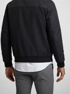 Men's Autumn Suede Zip-Up Bomber Jacket